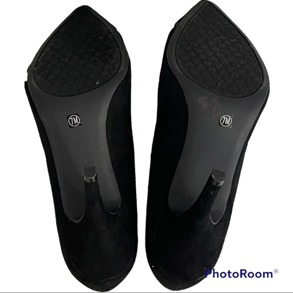 Chinese Laundry Black Pointed Toe Pencil Heels - Picture 3 of 6